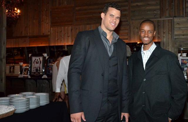Humphries & Dabo Former NBA player Kris Humphries & Ib at a celebrity dinner & fundraiser for Trent Tucker All 4 Kids Foundation in NYC in 2011.
