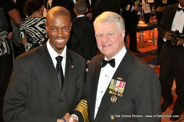 Ib-Dabo_Admiral-Gary-Roughead Ib & Admiral Gary Roughead (Chief of Naval Operations, United States Navy) at a gala in Maryland.