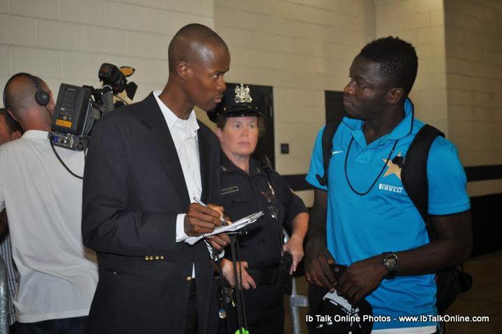 Ib-Dabo_Sulley-Muntari Ib interviews and Sulley Muntari (Inter Milan and Ghana national team).