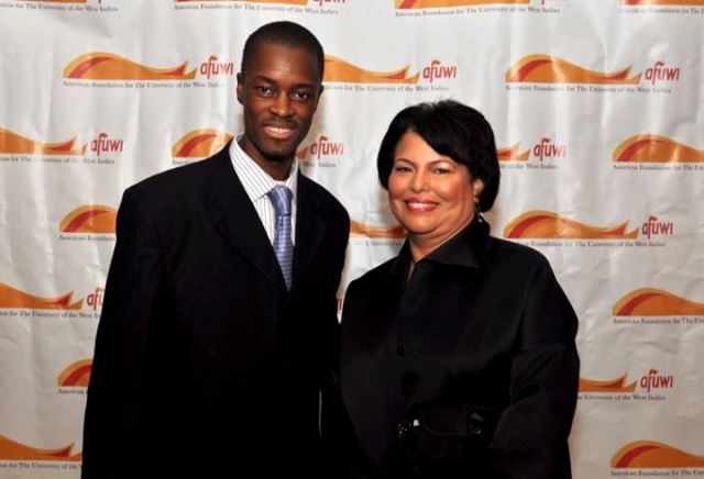 Ib & BET's Debra Lee With Debra L. Lee (Chairman and Chief Executive Officer, BET Networks) at the American Foundation for The University of the West Indies gala in New York.
