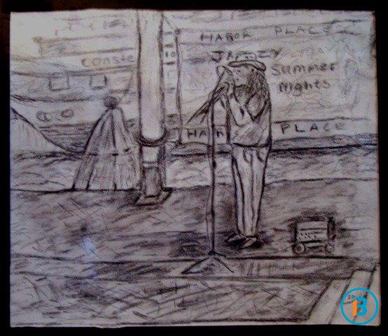 Entertainer at Baltimore's Inner Harbor