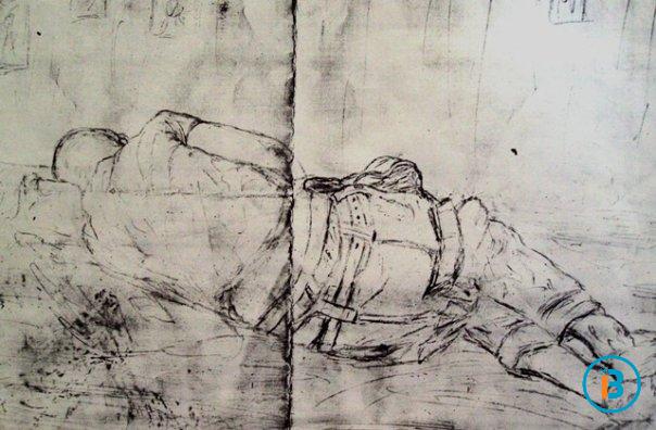 My cousin cherishes his nap time in The Gambia in 2001.