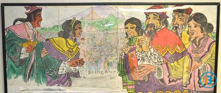 A scene from one of Ib's favorite childhood books