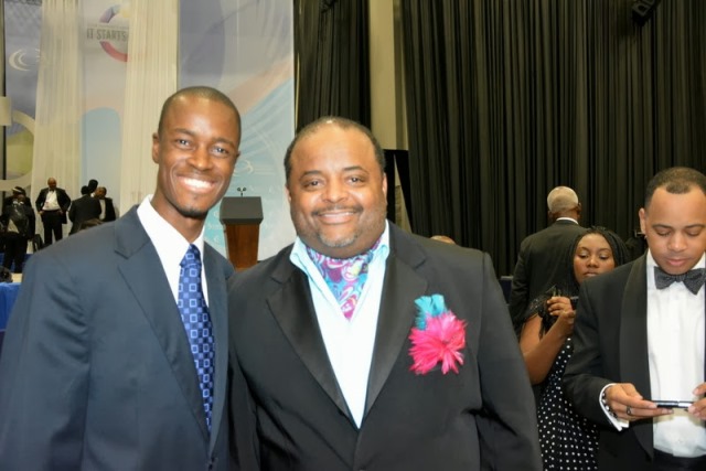 Ib & Roland Martin Ib & journalist Roland Martin in Washington, D.C.