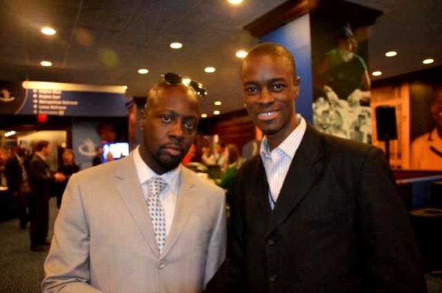Wyclef Jean & Ib Haitian rapper, musician and actor Wyclef Jean & Ib.