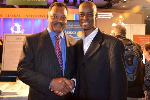 The Rev. Jesse L. Jackson Sr. & Ib The Rev. Jesse L. Jackson Sr. & Ib at the Clinton Global Initiative Annual Meeting in New York City.