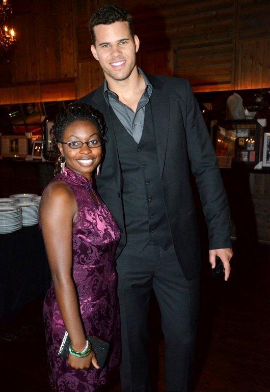 Joy-Chris Joy Kitanga-Dabo & former NBA player Kris Humphries