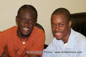 Kei-Kamara_Ib-Dabo Kei Kamara (Sierra Leone & Columbus Crew striker) & Ib.