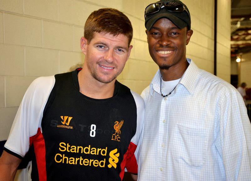 Steven-Gerrard_Ib-Dabo Steven Gerrard (former Liverpool captain) & Ib.