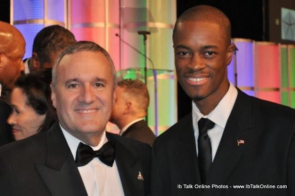 William-H-Swanson_Ib-Dabo William H. Swanson (Chairman & CEO of Raytheon Company) & Ib @ the Black Engineer of the Year Awards STEM Global Competitiveness Conference gala.