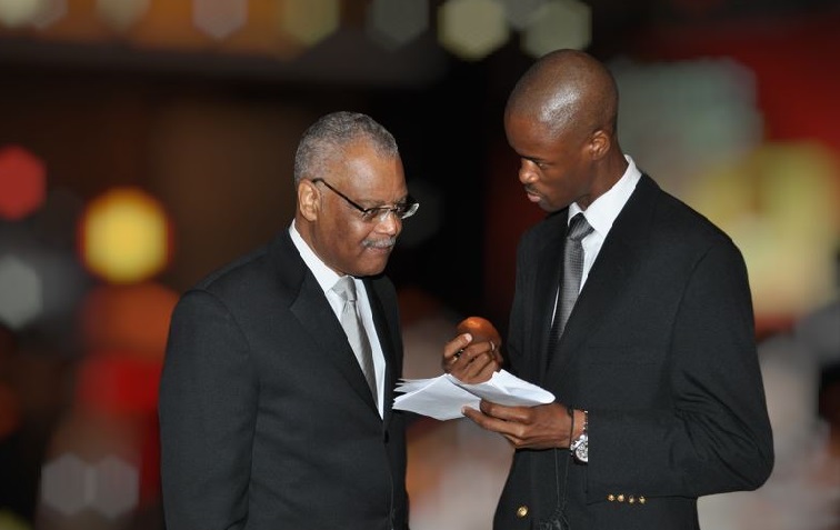 Ib Dabo and Earl S. Richardson, president emeritus distinguished professor and senior research associate at Morgan State University.